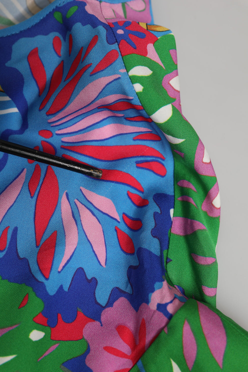 Multicolor Floral Printed Tunic Blouse Top