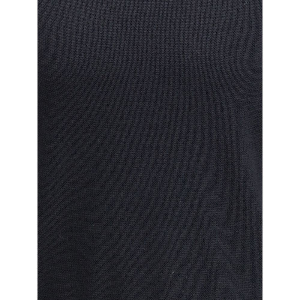 Blue Merino Wool Sweatshirt