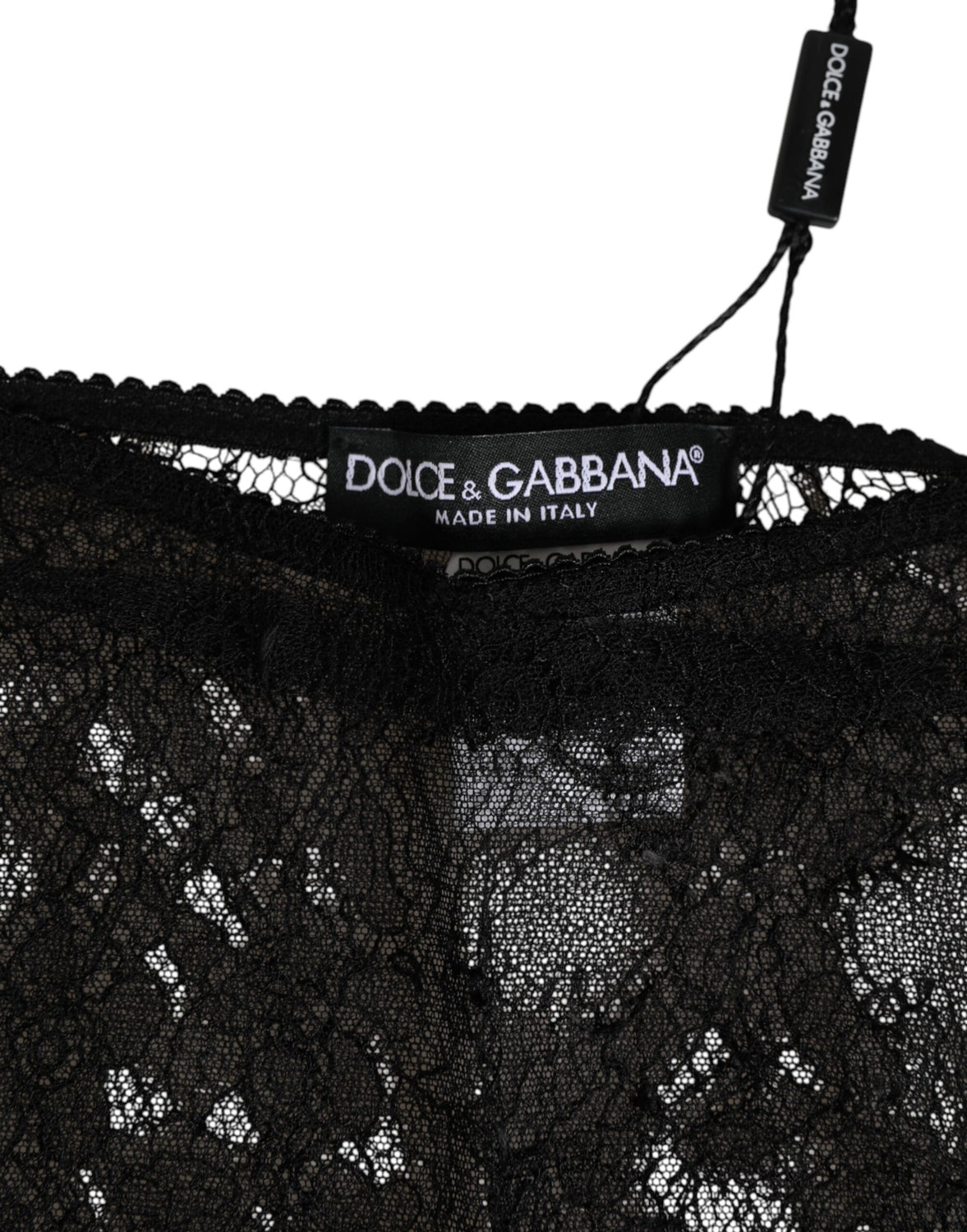 Black Nylon Stretch High Waist Panty Underwear