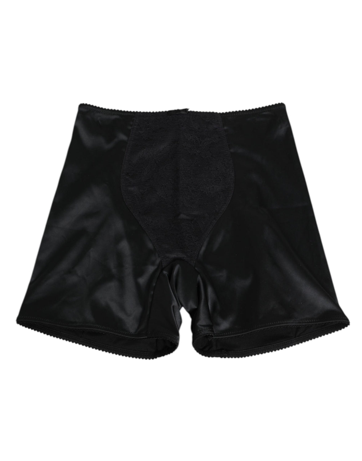 Black Silk Stretch Slip Cycling Women Underwear