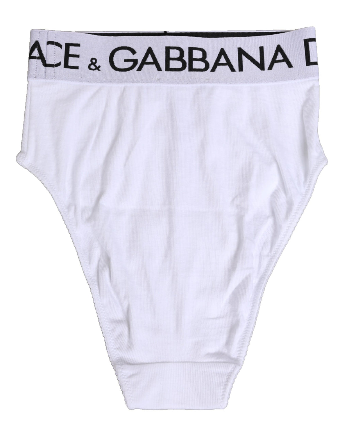 White Cotton Stretch High Waist Panty Underwear