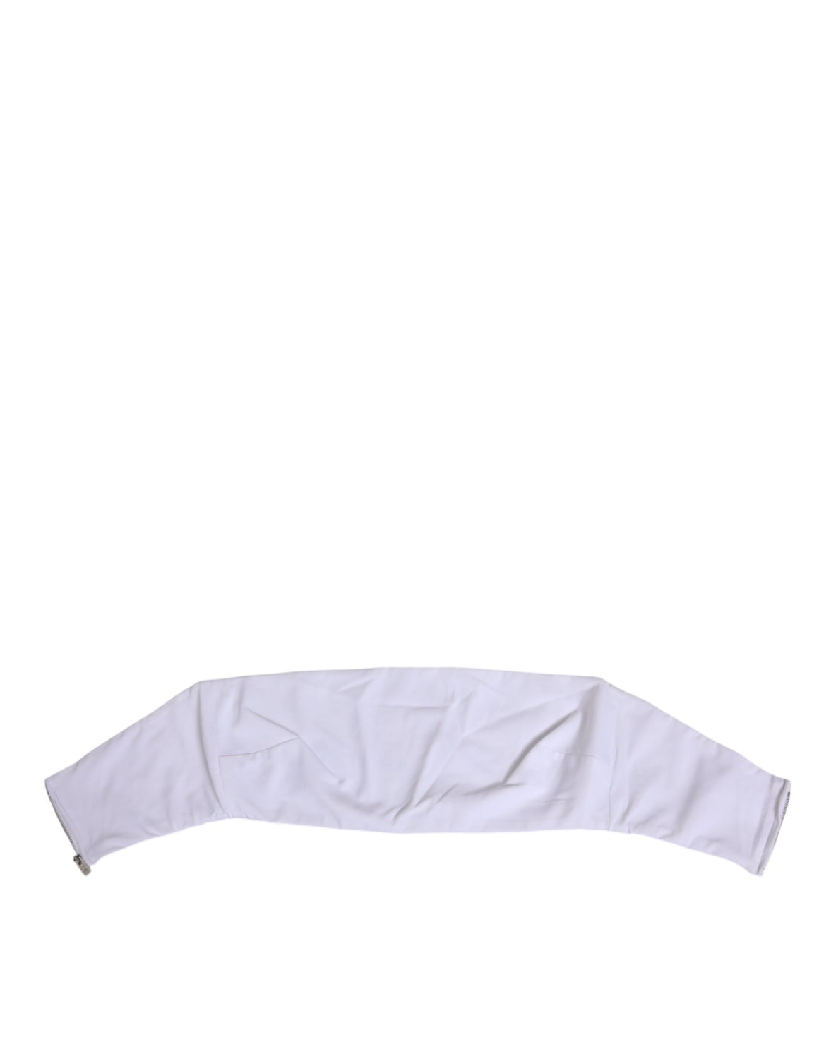 White Nylon Strapless Corset Top Underwear
