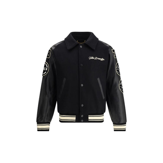 Black Wool Oves Aries Bomber