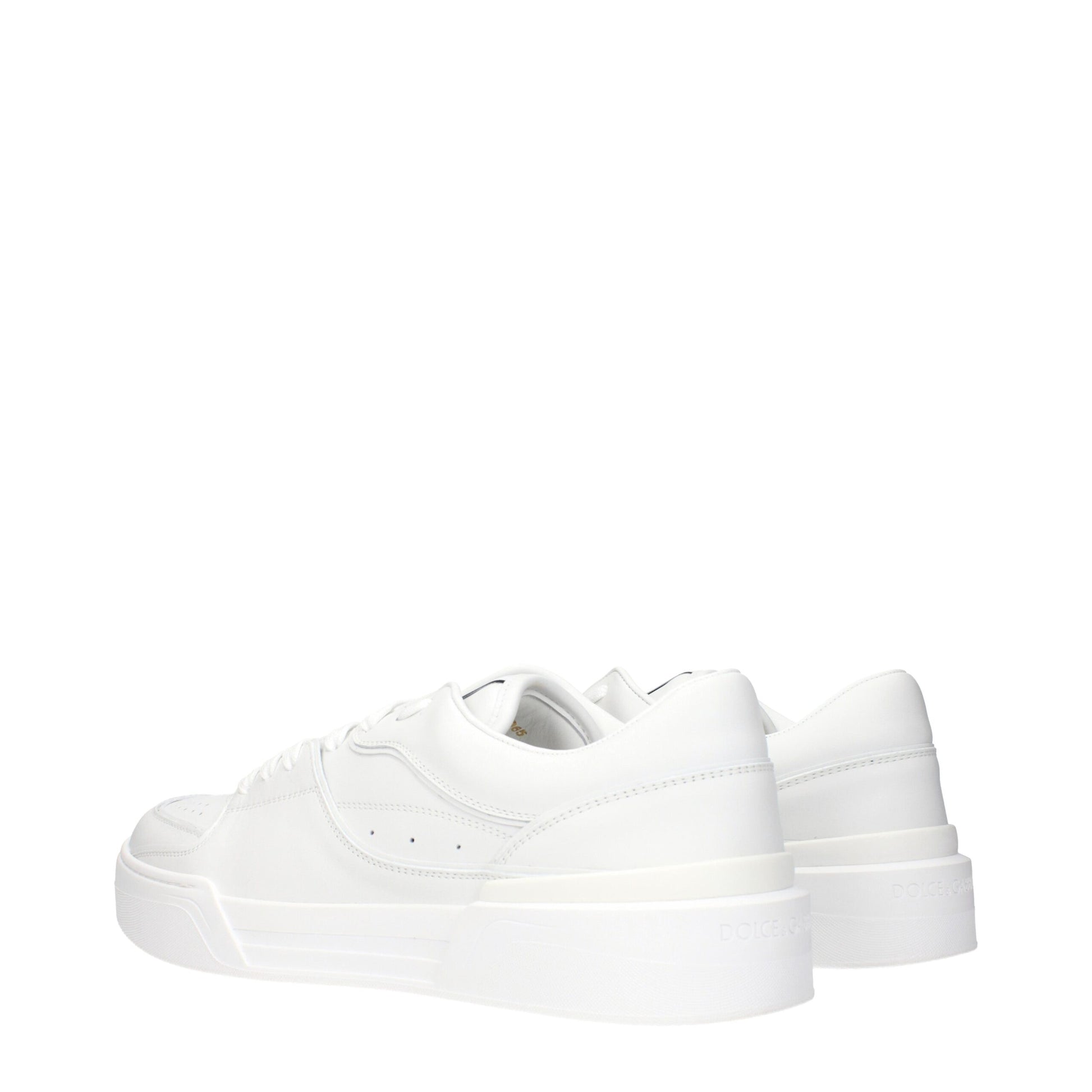 White Leather Low Tops