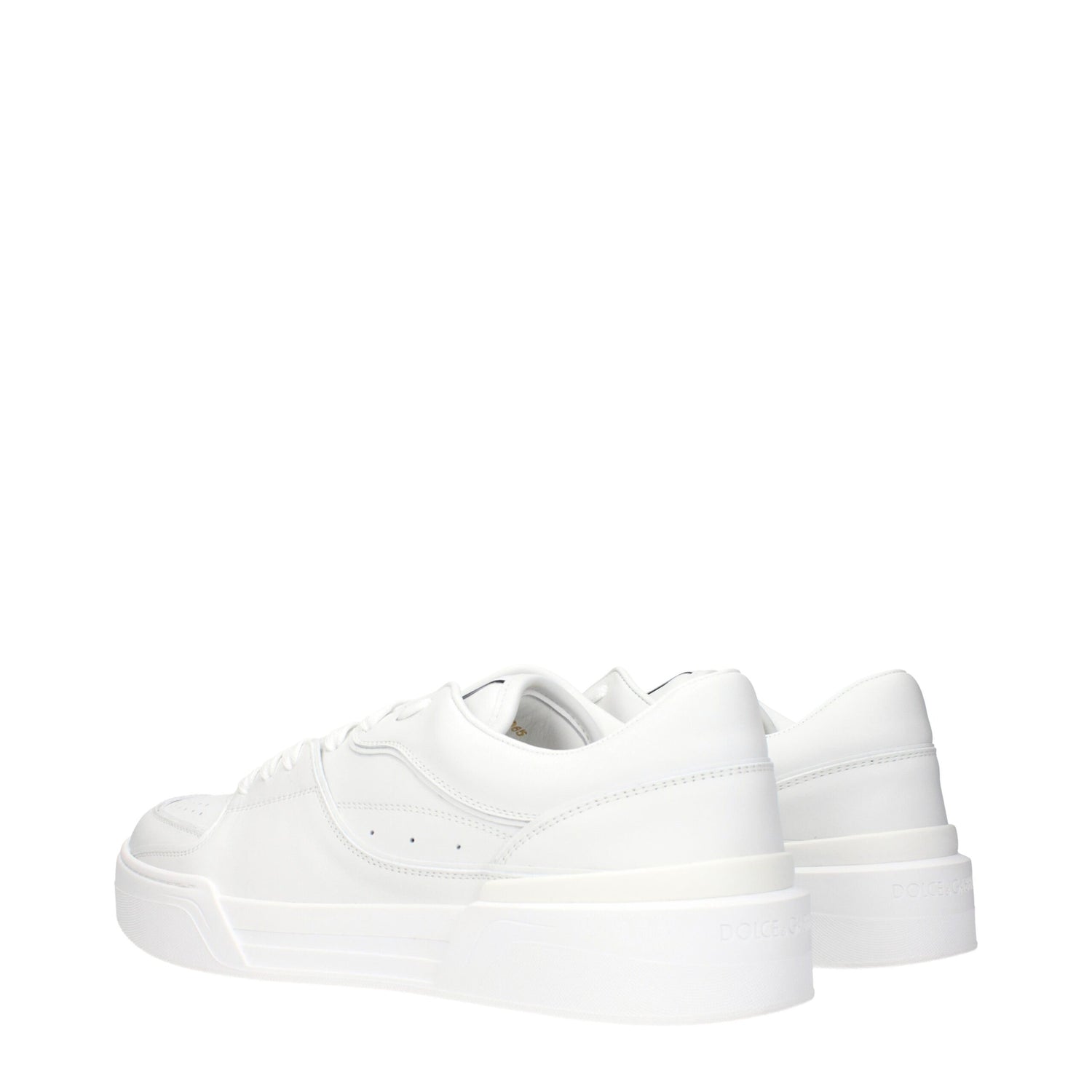 White Leather Low Tops
