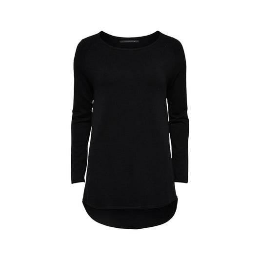 Black Viscose Sweatshirt