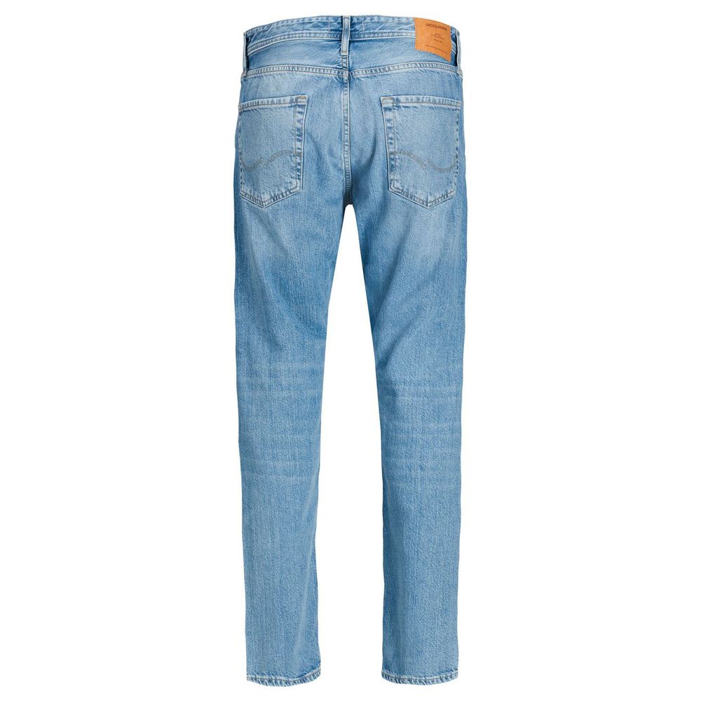 Blue Cotton Relaxed Fit Jeans