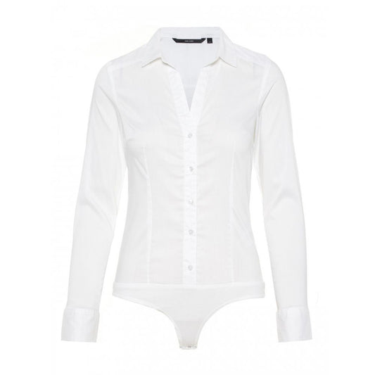 Cream Cotton Bodysuit