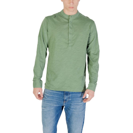 Green Cotton Long Sleeve