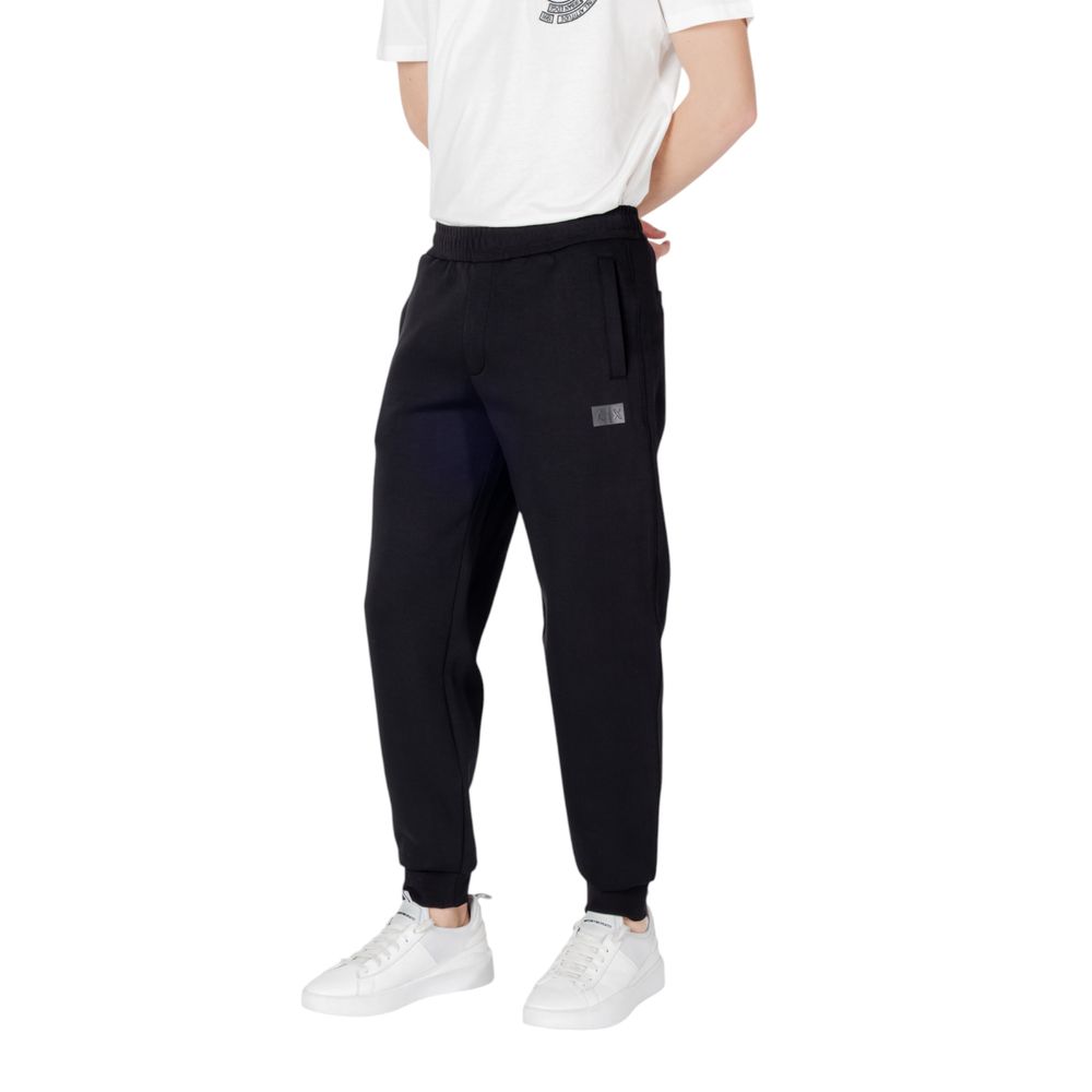 Black Cotton Joggers (Workout Pants)