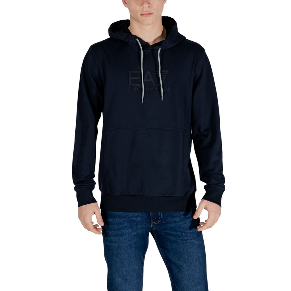 Blue Cotton Hoodie