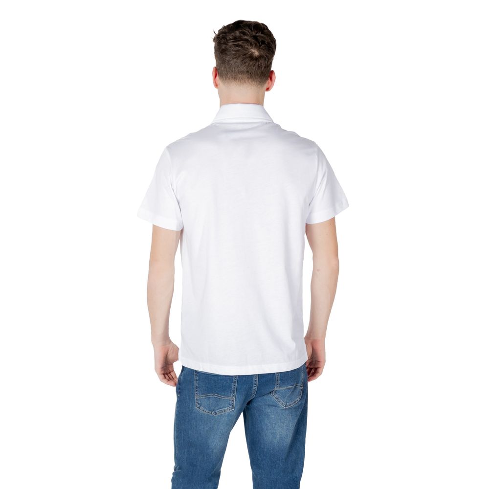 White Cotton Polo Shirt