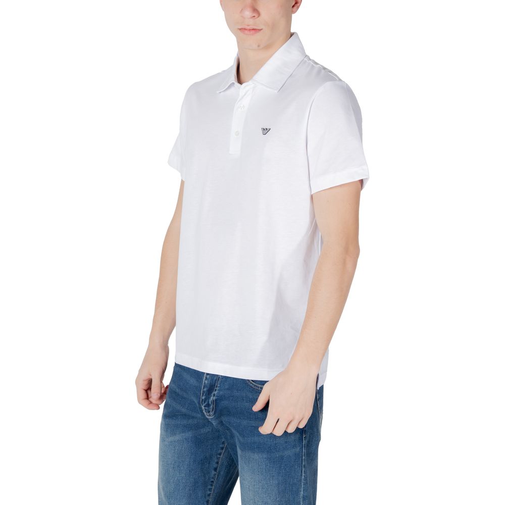 White Cotton Polo Shirt