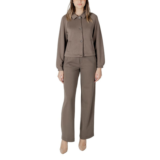 Brown Modal Jackets & Coat