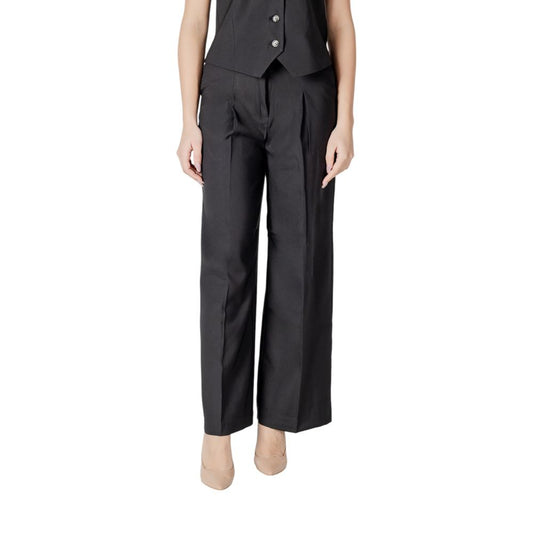 Black Polyester Pant