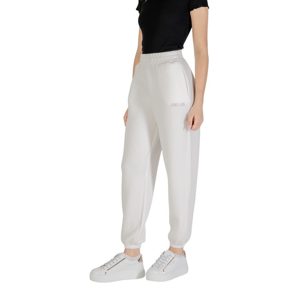 Cream Viscose Joggers (Workout Pants)