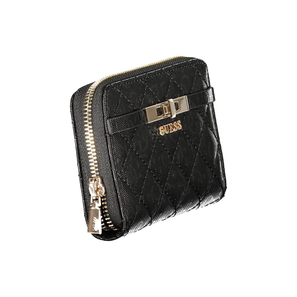 Black Polyethylene Women Wallet