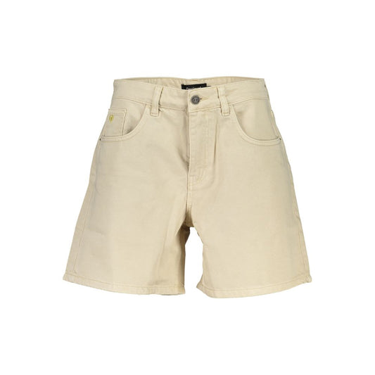 Beige Cotton Short