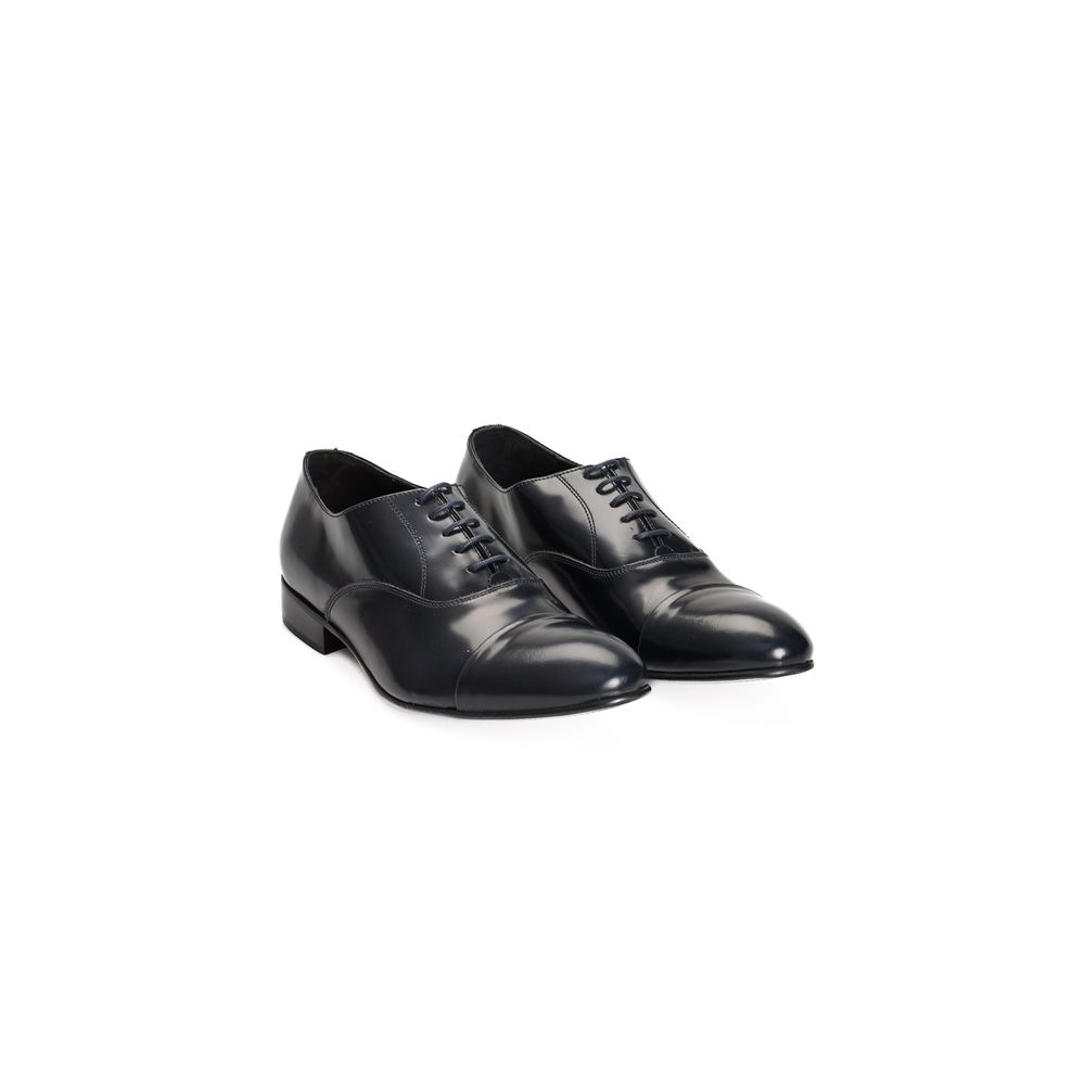 Blue Calfskin Men Loafer
