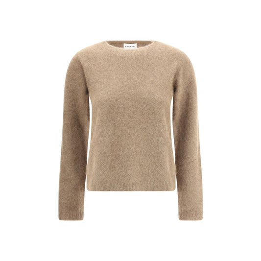 Beige Raccoon Fur Sweatshirt