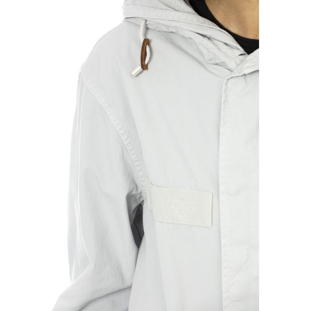 Silver Cotton Women Jacket