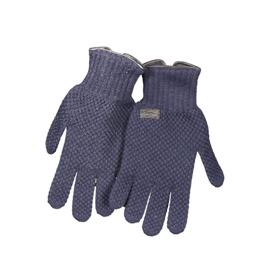 Blue Wool Men's Glove