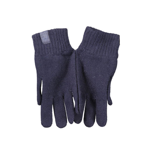 Blue Wool Men's Glove