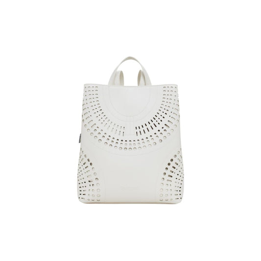 White Polyethylene Backpack