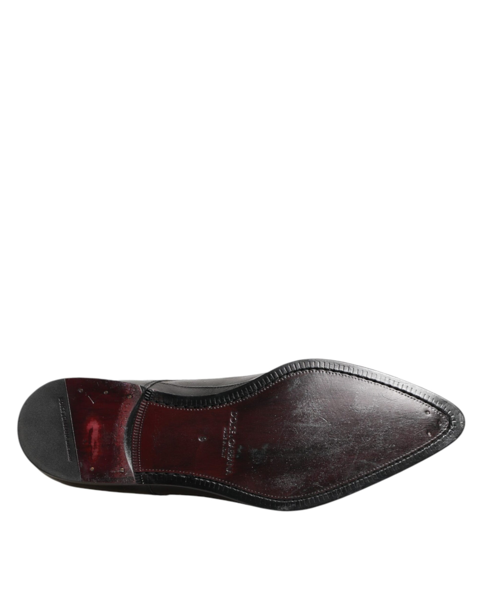 Black Leather Lace Up Derby Formal Dress Shoes