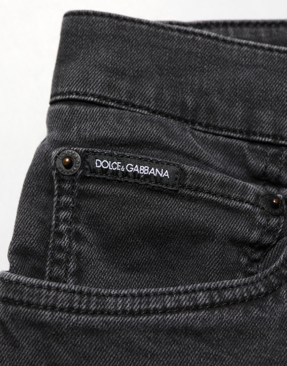 Dark Gray Cotton Stretch Denim Trouser Jeans