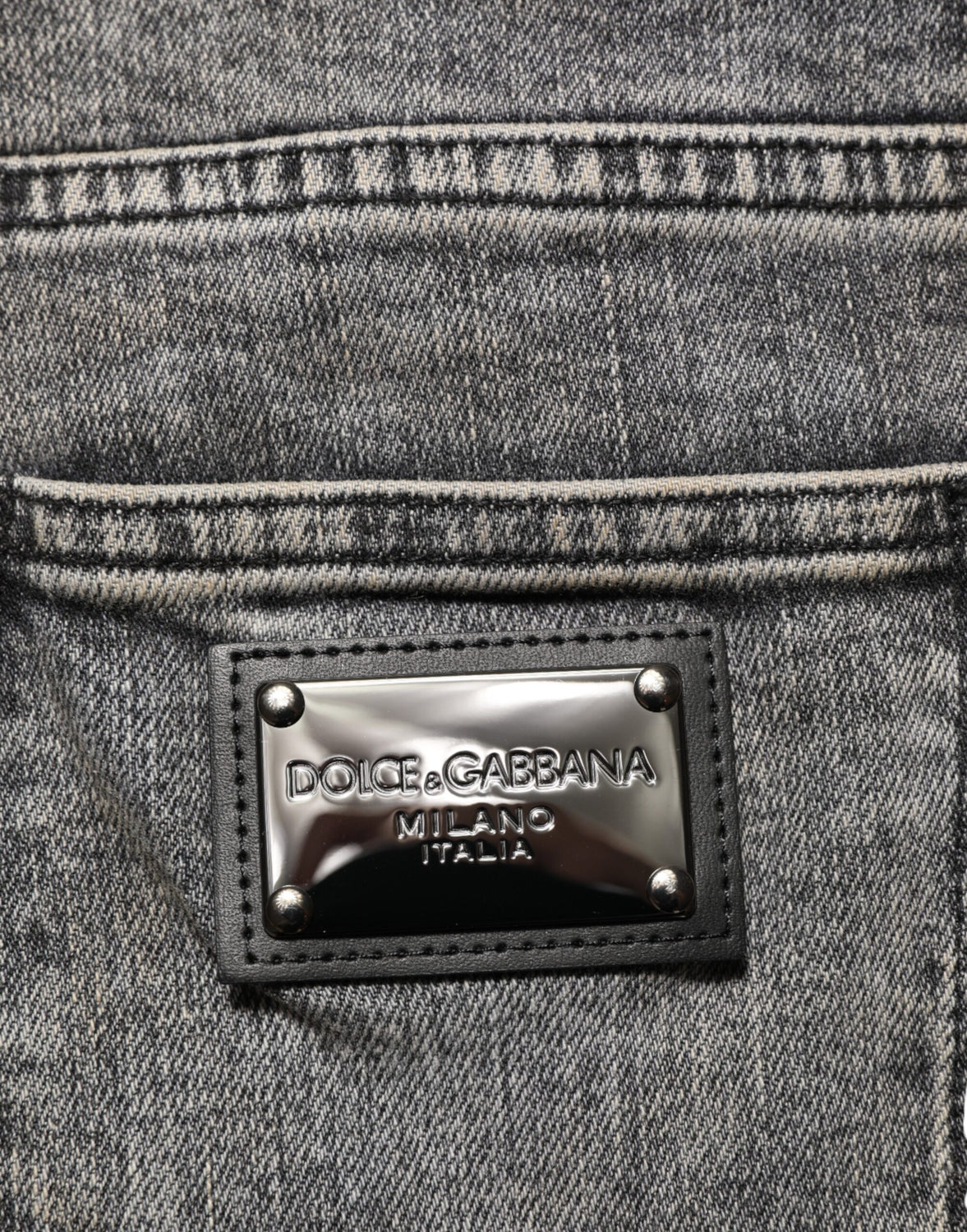Gray Cotton Stretch Slim Fit Men Denim Jeans