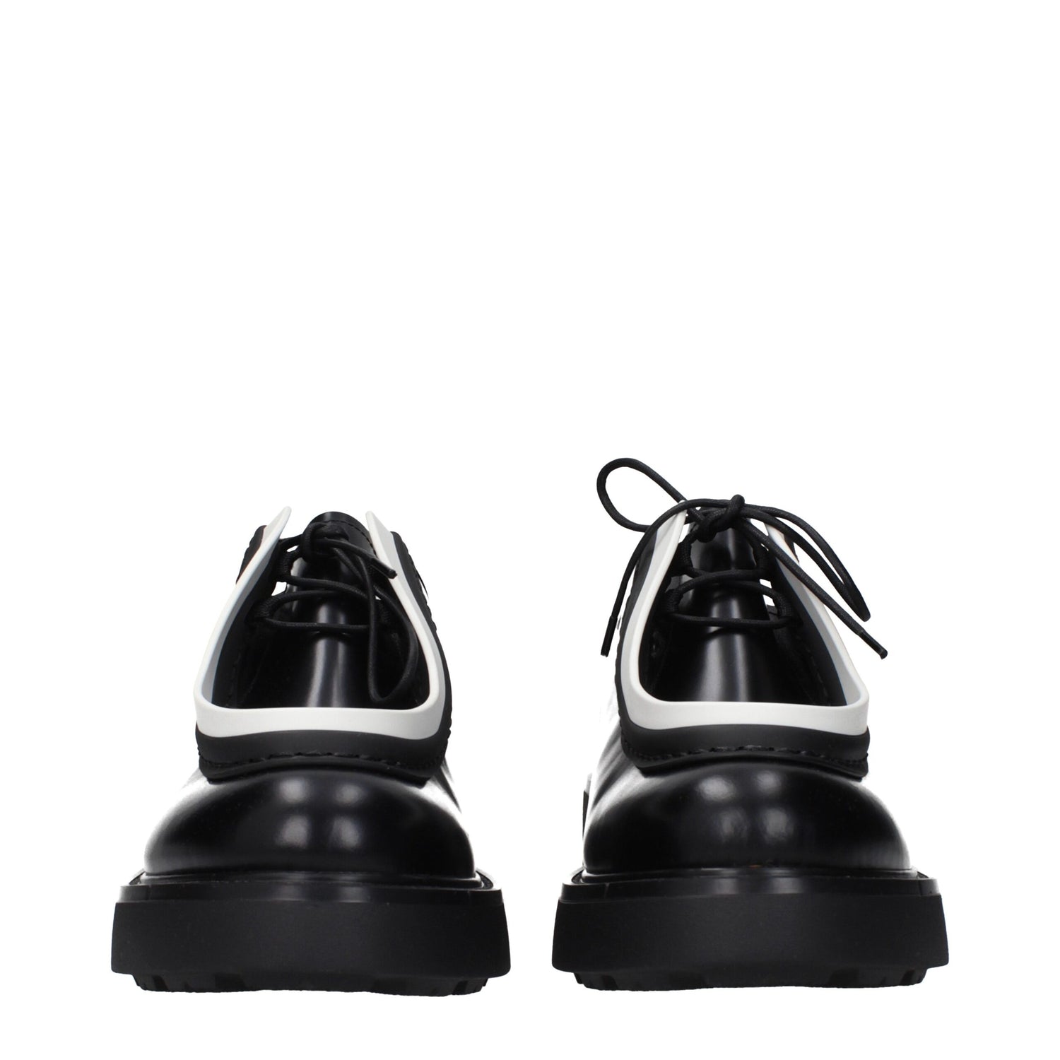 Black Leather Oxfords And Derbies