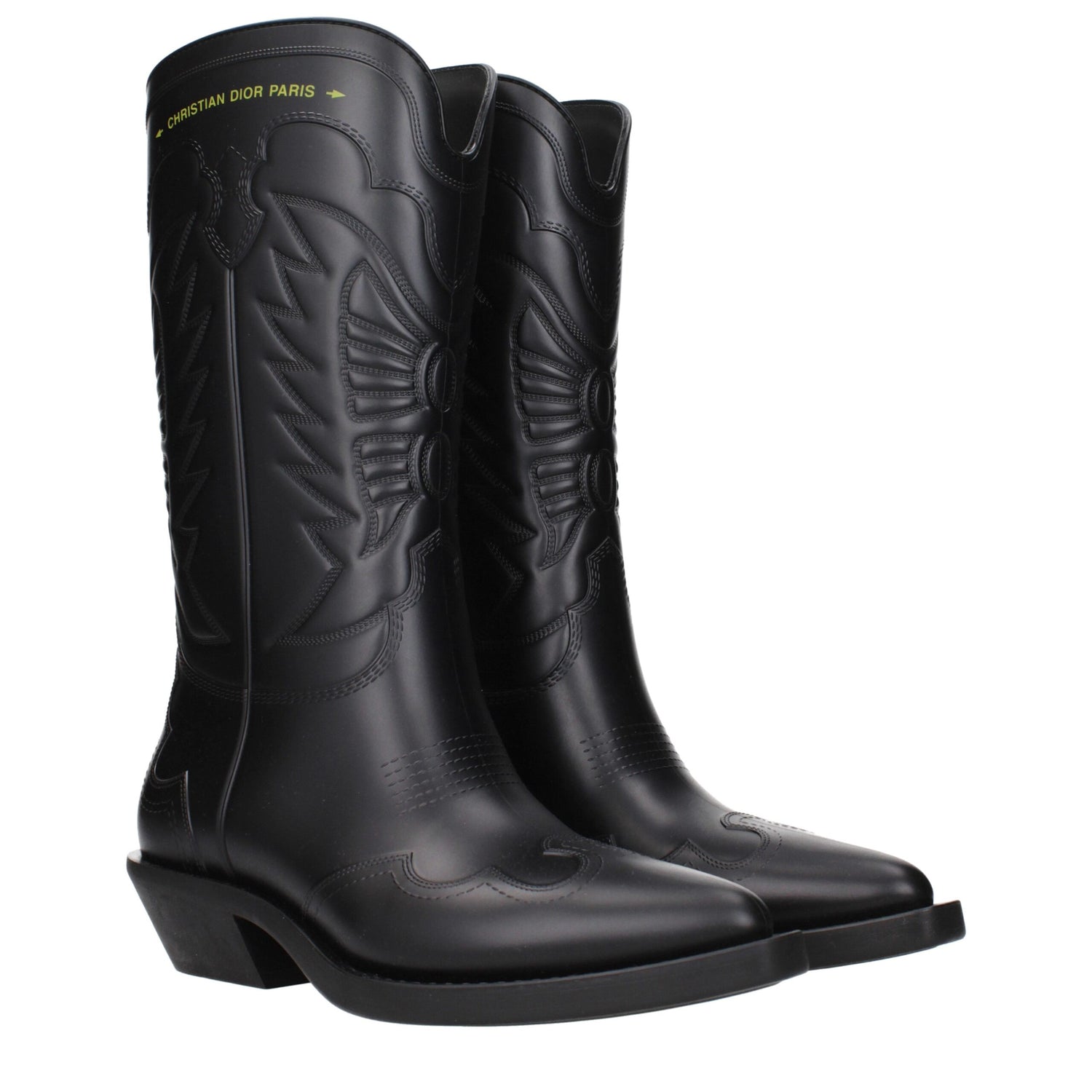 Black Cotton Boots