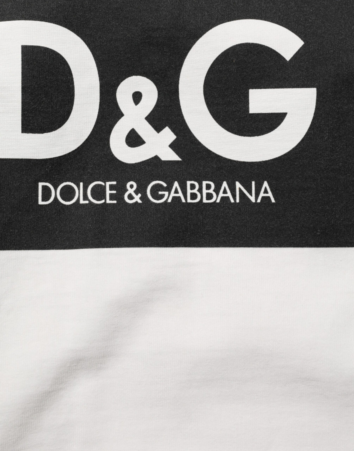 White Cotton Logo Print Crew Neck Men T-shirt
