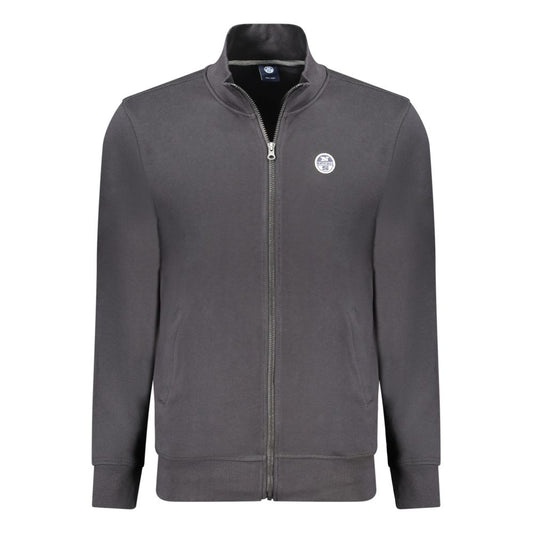 Black Cotton Sweatshirt