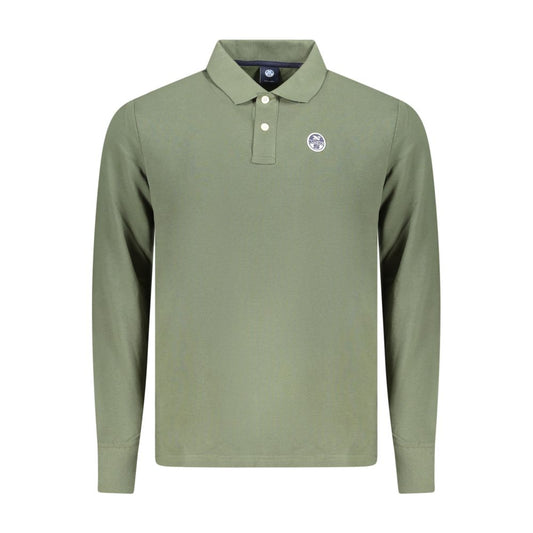 Green Cotton Polo Shirt