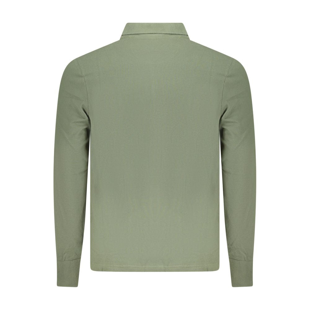 Green Cotton Polo Shirt
