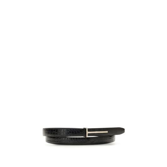 Black Leather Regular Belt