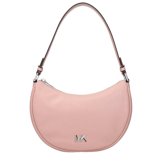 Pink Leather Shoulder Bags