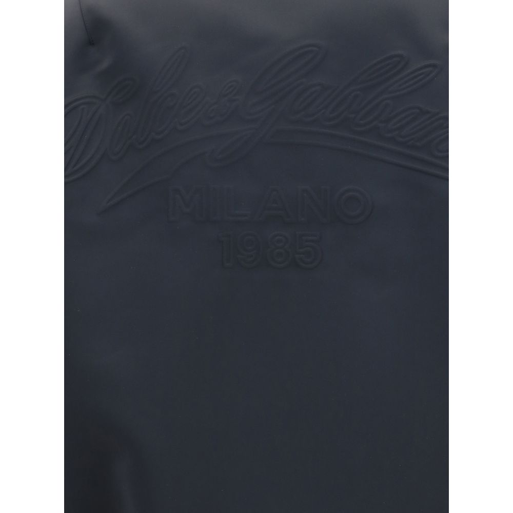 Oversized Jacket with embossed print
