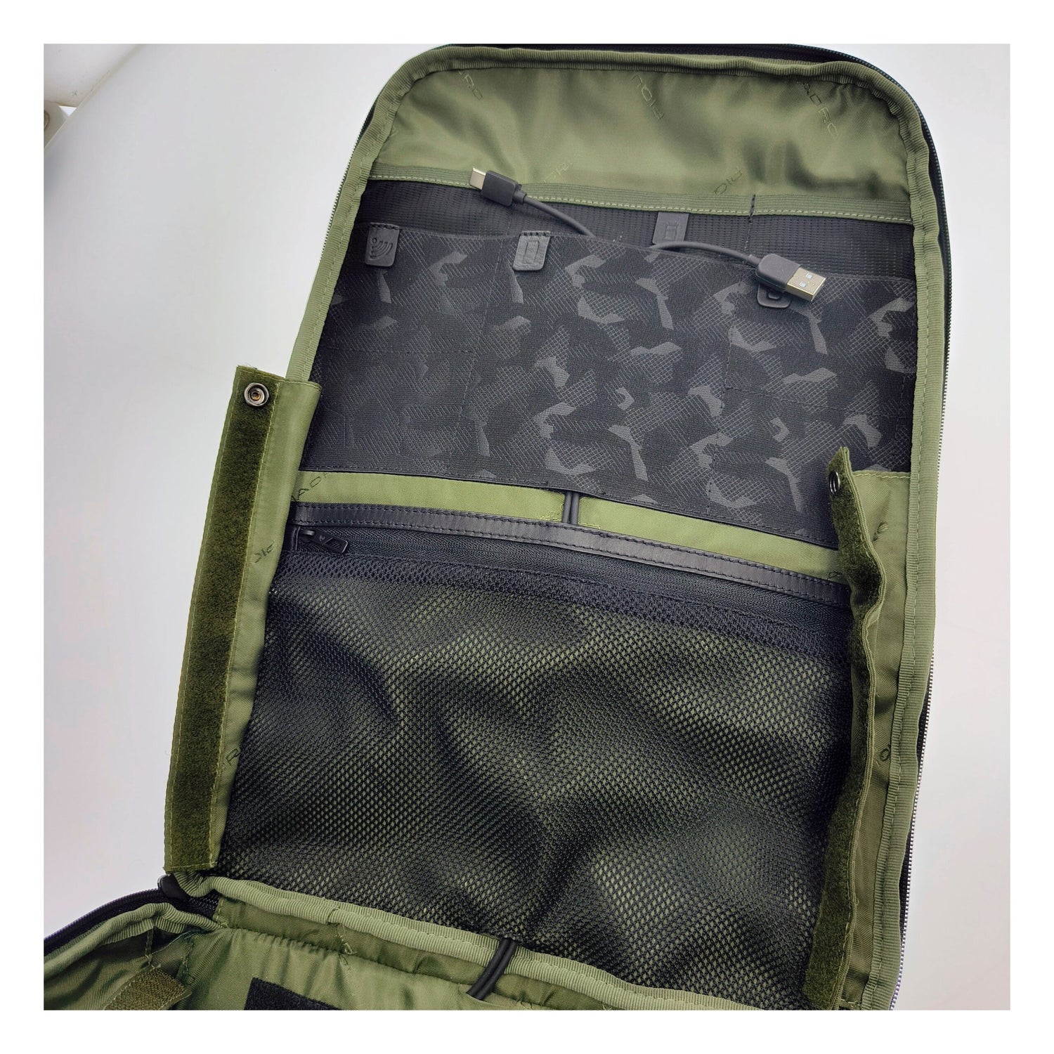 Gray Fabric Backpacks