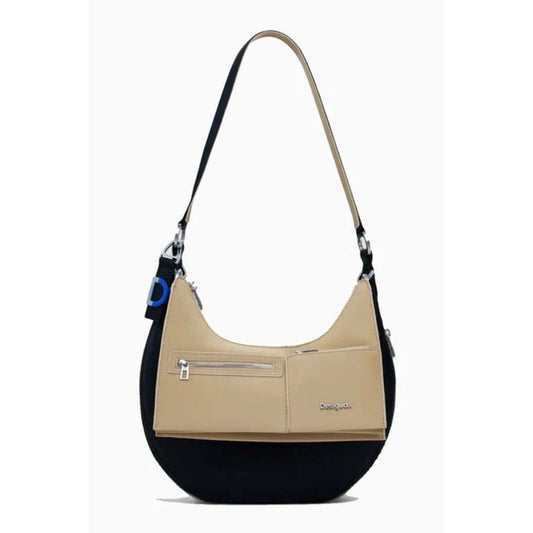 Black Polyethylene Women Handbag