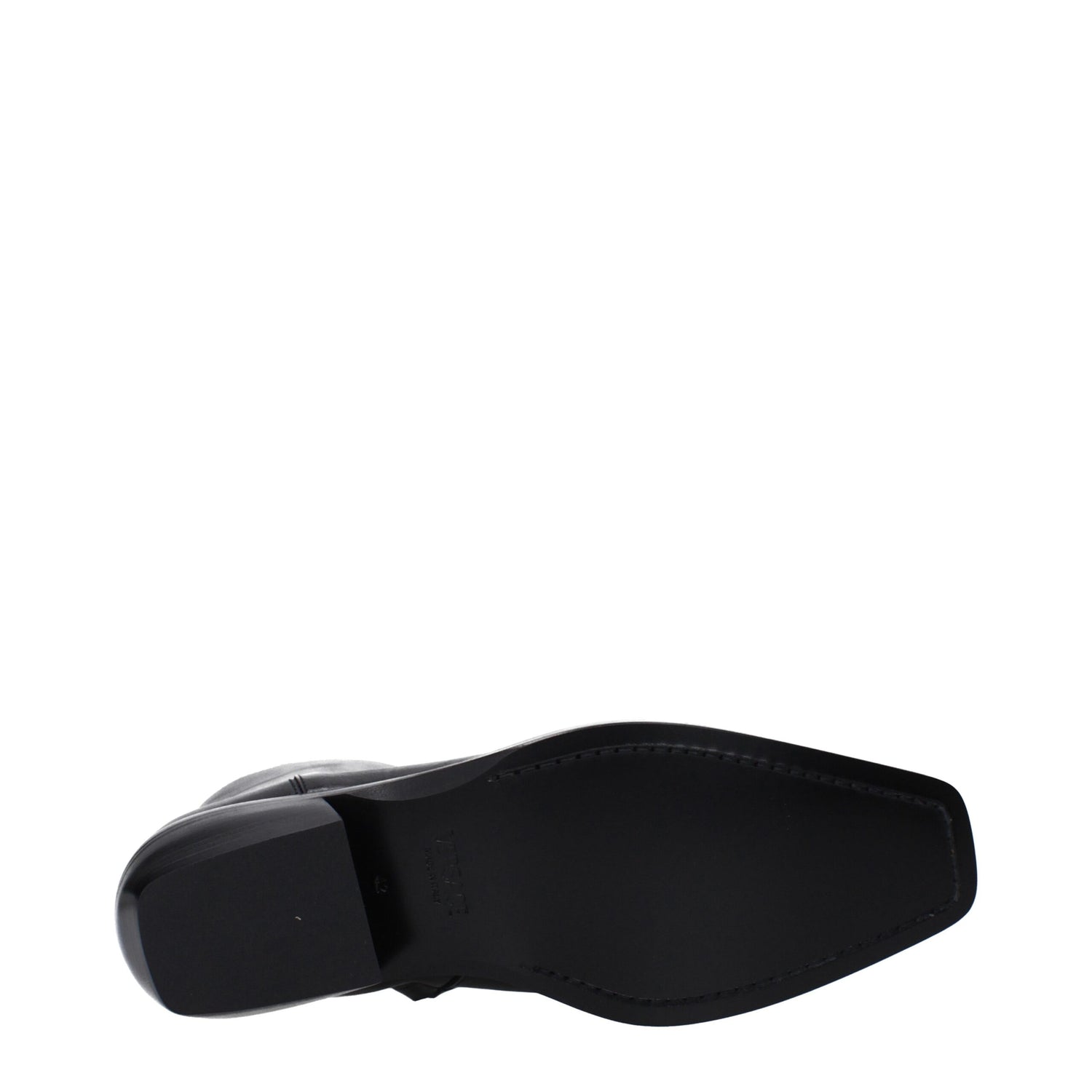 Black Leather Ankle Boots
