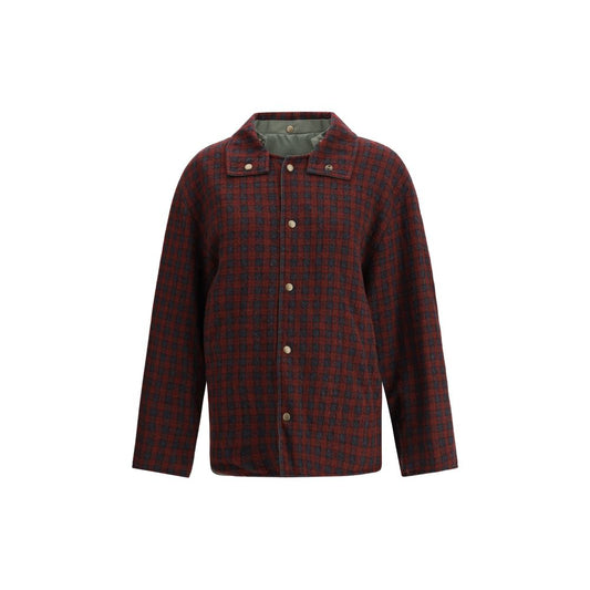 Green Wool Shell Jacket