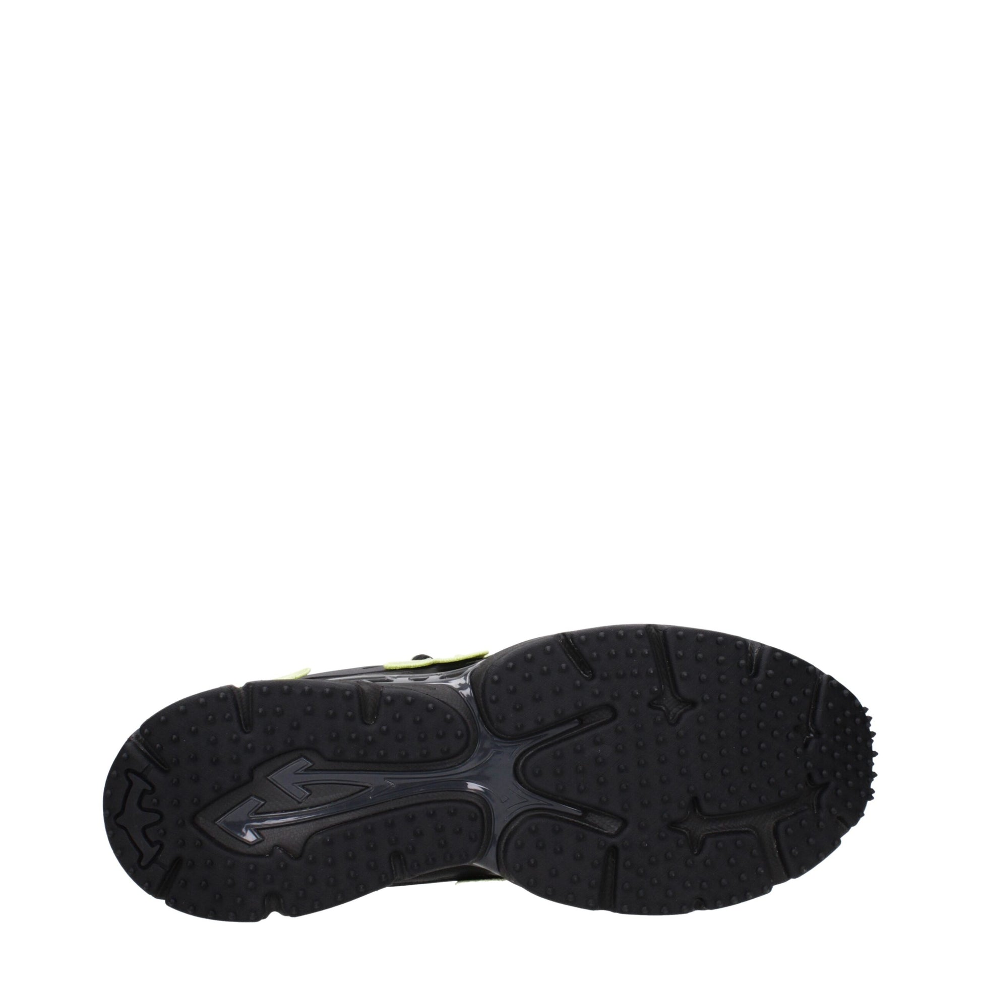 Black Fabric Athletic Sneakers