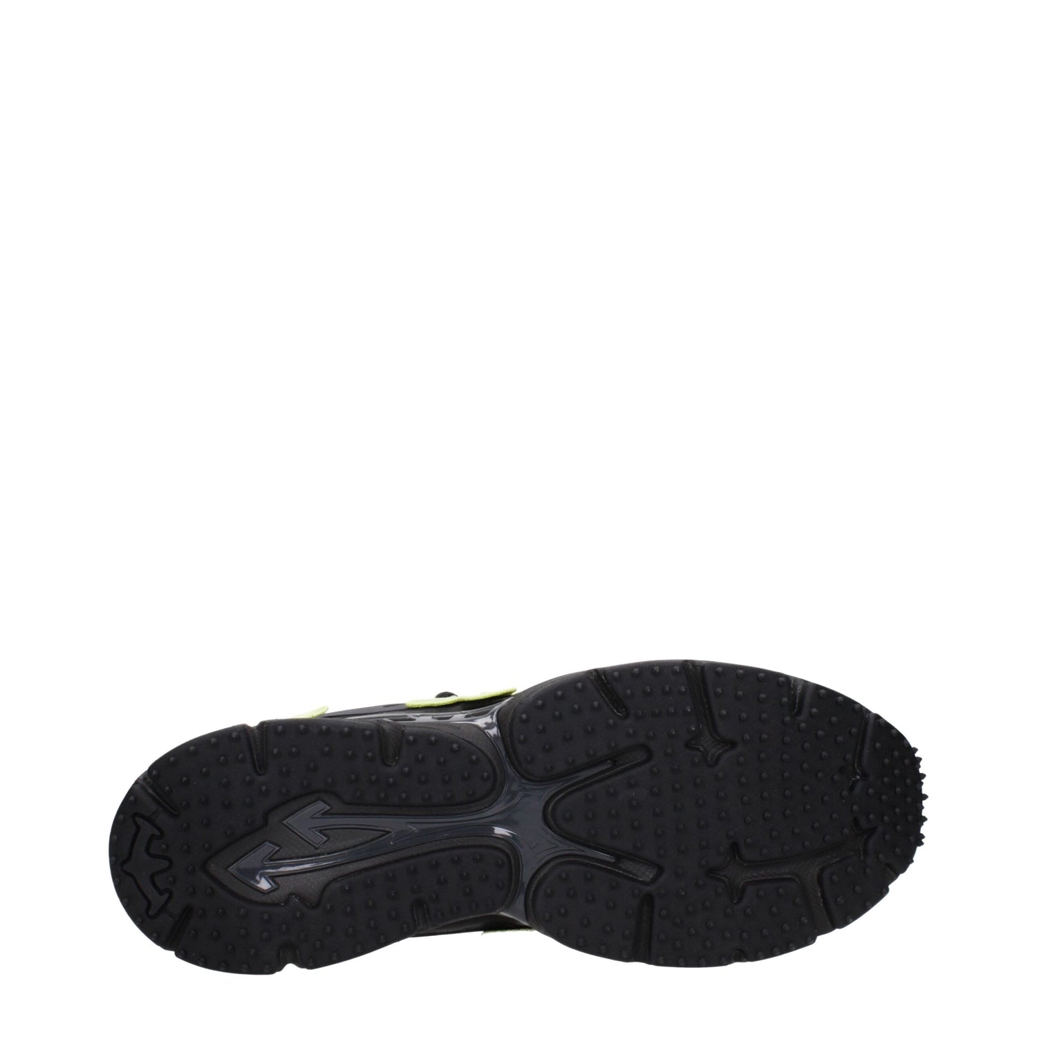 Black Fabric Athletic Sneakers