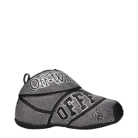 Black Cotton Sneakers
