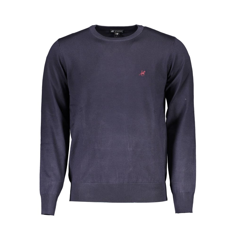 Blue Nylon Sweater