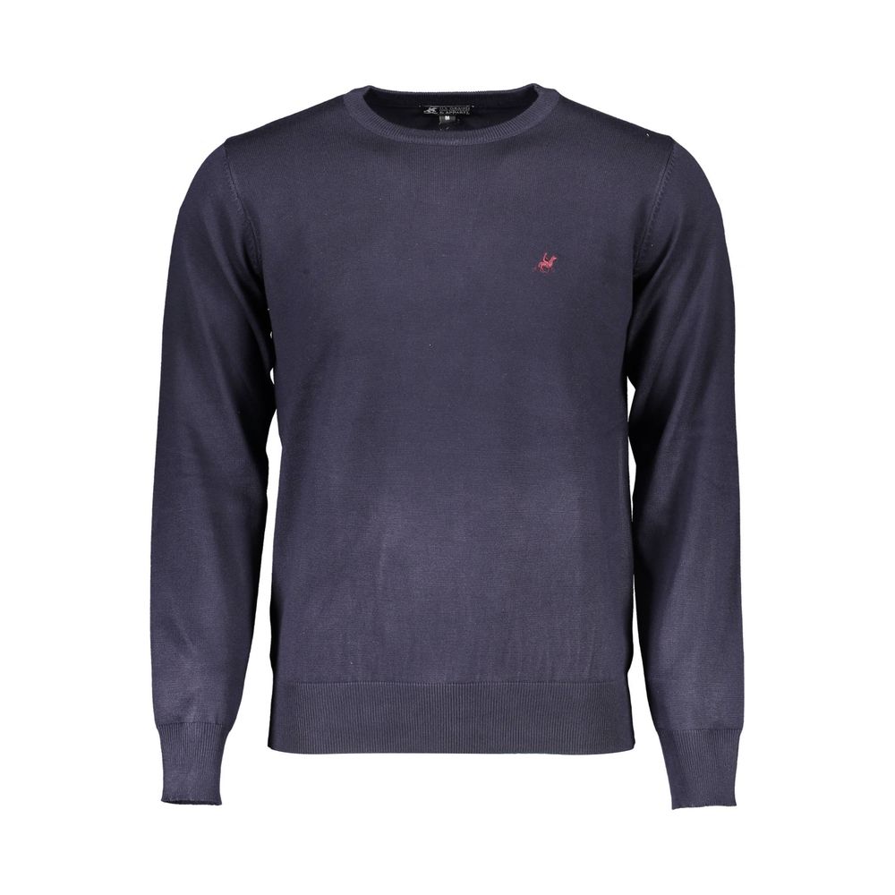 Blue Nylon Sweater