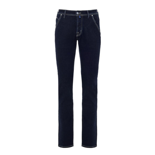 Blue Cotton Skinny Jean
